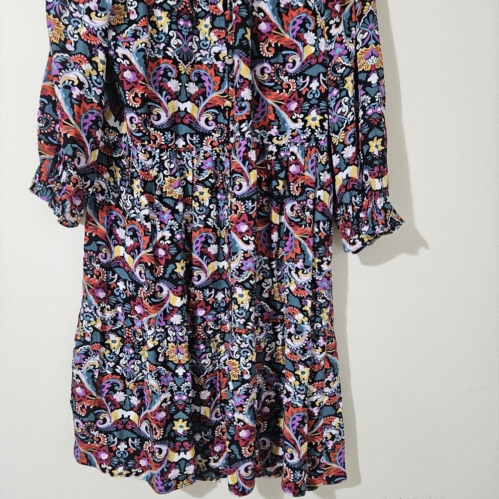 LOFT Floral Swing Dress - Picture 5 of 8